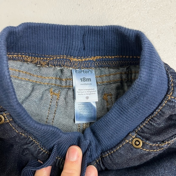 Carter’s Baby Pull-on Denim Pants 18M - Picture 2 of 2